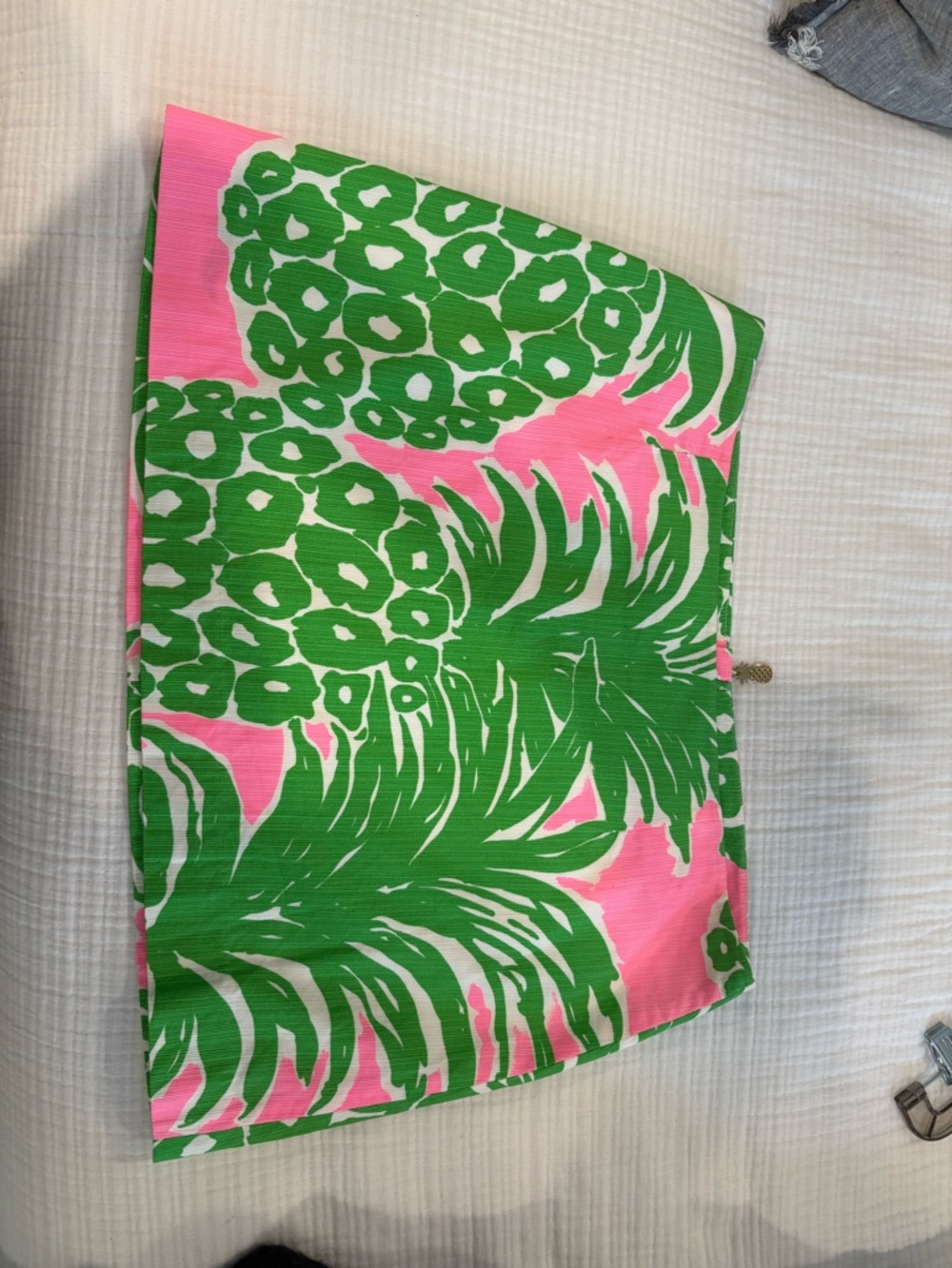 Pink & Green Tropical Print Lilly Pulitzer skirt